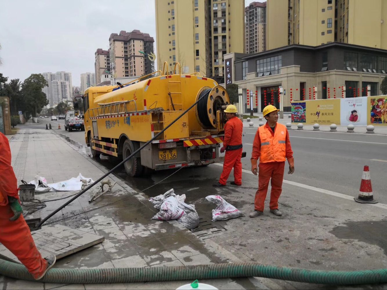 宁乡排污管道清淤-管道清洗